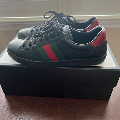 red and black gucci sneakerz|Gucci fur sneakers women's.